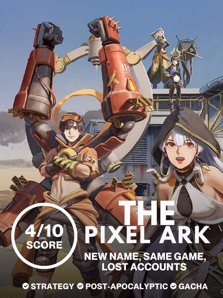 New name, same game, lost accounts | Re-Review - The Pixel Ark